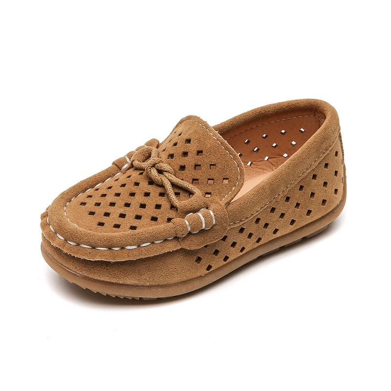 Boys Suede Leather Shoes Toddler To 12 Years Sizes