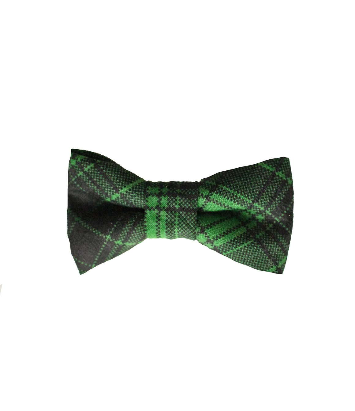 Green Black Checkered Bow Tie - Toddler To Adult Sizes