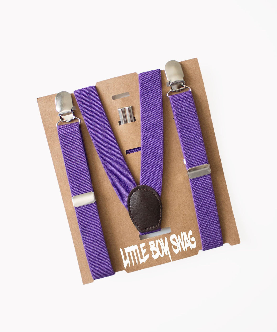 Purple Suspenders - Newborn To Adult Sizes