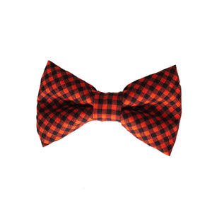 Red Black Checkered Bow Tie - Newborn To Adult Sizes