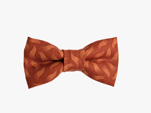 Cinnamon Patterned Bow Tie - Newborn To Adult Sizes